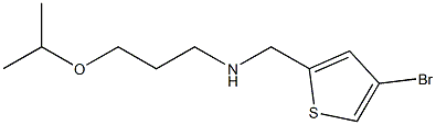 [(4-bromothiophen-2-yl)methyl][3-(propan-2-yloxy)propyl]amine Structure