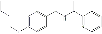 [(4-butoxyphenyl)methyl][1-(pyridin-2-yl)ethyl]amine Struktur