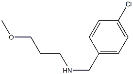 [(4-chlorophenyl)methyl](3-methoxypropyl)amine Struktur