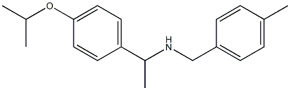 [(4-methylphenyl)methyl]({1-[4-(propan-2-yloxy)phenyl]ethyl})amine Struktur