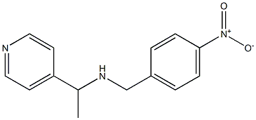 [(4-nitrophenyl)methyl][1-(pyridin-4-yl)ethyl]amine Struktur