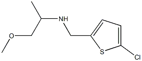 [(5-chlorothiophen-2-yl)methyl](1-methoxypropan-2-yl)amine Struktur