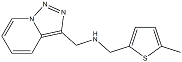 [(5-methylthiophen-2-yl)methyl]({[1,2,4]triazolo[3,4-a]pyridin-3-ylmethyl})amine Struktur