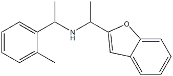 [1-(1-benzofuran-2-yl)ethyl][1-(2-methylphenyl)ethyl]amine Struktur