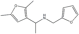 [1-(2,5-dimethylfuran-3-yl)ethyl](furan-2-ylmethyl)amine Struktur