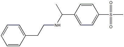 [1-(4-methanesulfonylphenyl)ethyl](2-phenylethyl)amine Struktur