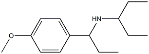 [1-(4-methoxyphenyl)propyl](pentan-3-yl)amine Struktur