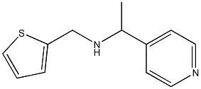 [1-(pyridin-4-yl)ethyl](thiophen-2-ylmethyl)amine Struktur