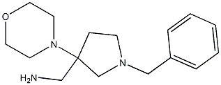 [1-benzyl-3-(morpholin-4-yl)pyrrolidin-3-yl]methanamine Struktur