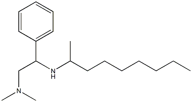 [2-(dimethylamino)-1-phenylethyl](nonan-2-yl)amine Struktur