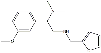 [2-(dimethylamino)-2-(3-methoxyphenyl)ethyl](furan-2-ylmethyl)amine Struktur