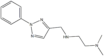 [2-(dimethylamino)ethyl][(2-phenyl-2H-1,2,3-triazol-4-yl)methyl]amine Struktur