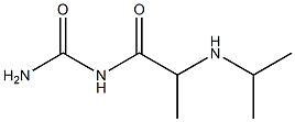 [2-(propan-2-ylamino)propanoyl]urea Struktur