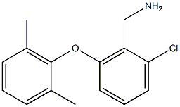 [2-chloro-6-(2,6-dimethylphenoxy)phenyl]methanamine Struktur