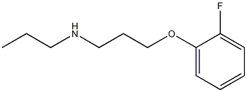 [3-(2-fluorophenoxy)propyl](propyl)amine Struktur