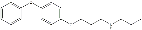 [3-(4-phenoxyphenoxy)propyl](propyl)amine Struktur