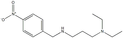 [3-(diethylamino)propyl][(4-nitrophenyl)methyl]amine Struktur