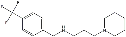 [3-(piperidin-1-yl)propyl]({[4-(trifluoromethyl)phenyl]methyl})amine Struktur