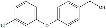 [4-(3-chlorophenoxy)phenyl]methanol Struktur