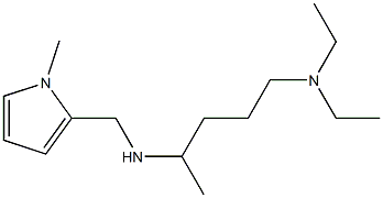 [5-(diethylamino)pentan-2-yl][(1-methyl-1H-pyrrol-2-yl)methyl]amine Struktur