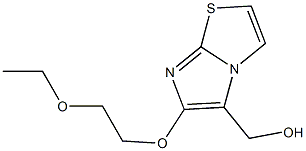 [6-(2-ethoxyethoxy)imidazo[2,1-b][1,3]thiazol-5-yl]methanol Struktur