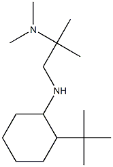 {1-[(2-tert-butylcyclohexyl)amino]-2-methylpropan-2-yl}dimethylamine Struktur