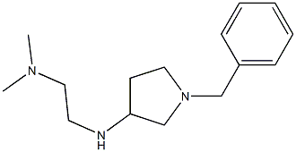 {2-[(1-benzylpyrrolidin-3-yl)amino]ethyl}dimethylamine Struktur