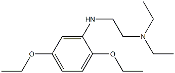 {2-[(2,5-diethoxyphenyl)amino]ethyl}diethylamine Struktur