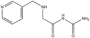 {2-[(pyridin-3-ylmethyl)amino]acetyl}urea Struktur