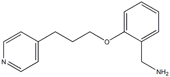 {2-[3-(pyridin-4-yl)propoxy]phenyl}methanamine Struktur