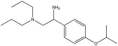 {2-amino-2-[4-(propan-2-yloxy)phenyl]ethyl}dipropylamine Struktur