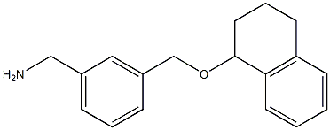 {3-[(1,2,3,4-tetrahydronaphthalen-1-yloxy)methyl]phenyl}methanamine Struktur