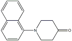 1-(1-naphthyl)piperidin-4-one Struktur