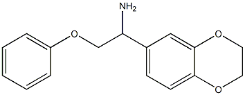 1-(2,3-dihydro-1,4-benzodioxin-6-yl)-2-phenoxyethanamine Struktur