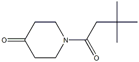 1-(3,3-dimethylbutanoyl)piperidin-4-one Struktur