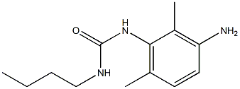 1-(3-amino-2,6-dimethylphenyl)-3-butylurea Struktur