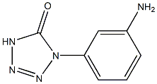 1-(3-aminophenyl)-1,4-dihydro-5H-tetrazol-5-one Struktur