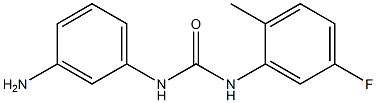 1-(3-aminophenyl)-3-(5-fluoro-2-methylphenyl)urea Struktur