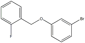 1-(3-bromophenoxymethyl)-2-fluorobenzene Struktur