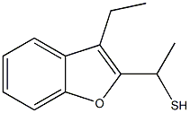 1-(3-ethyl-1-benzofuran-2-yl)ethane-1-thiol Struktur