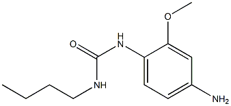 1-(4-amino-2-methoxyphenyl)-3-butylurea Struktur