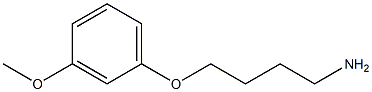 1-(4-aminobutoxy)-3-methoxybenzene Struktur