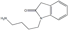 1-(4-aminobutyl)-2,3-dihydro-1H-indol-2-one Struktur