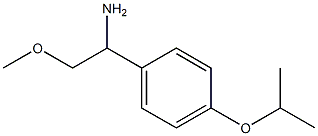 1-(4-isopropoxyphenyl)-2-methoxyethanamine Struktur