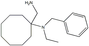 1-(aminomethyl)-N-benzyl-N-ethylcyclooctan-1-amine Struktur