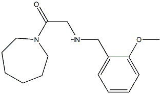 1-(azepan-1-yl)-2-{[(2-methoxyphenyl)methyl]amino}ethan-1-one Struktur