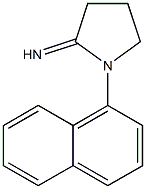 1-(naphthalen-1-yl)pyrrolidin-2-imine Struktur