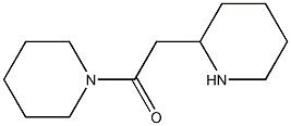 1-(piperidin-1-yl)-2-(piperidin-2-yl)ethan-1-one Struktur