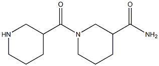 1-(piperidin-3-ylcarbonyl)piperidine-3-carboxamide Struktur