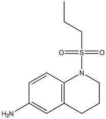 1-(propane-1-sulfonyl)-1,2,3,4-tetrahydroquinolin-6-amine Struktur